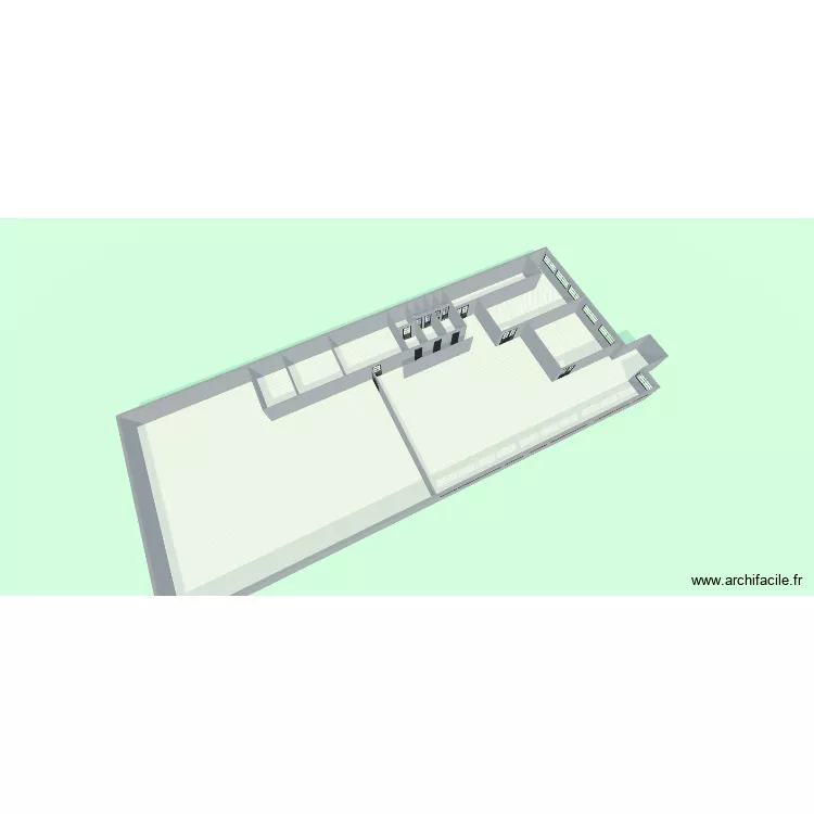Plan 1er etage ADV CHARVIEU PRYSMIAN V8. Plan de 