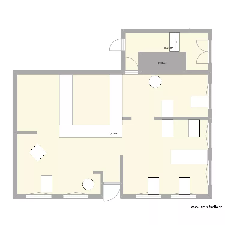 Picadilly's. Plan de 3 pièces et 112 m²