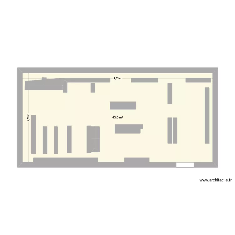 plan du intermarché. Plan de 1 et 44 m² plan du intermarché. Plan de 1 et 44 m²