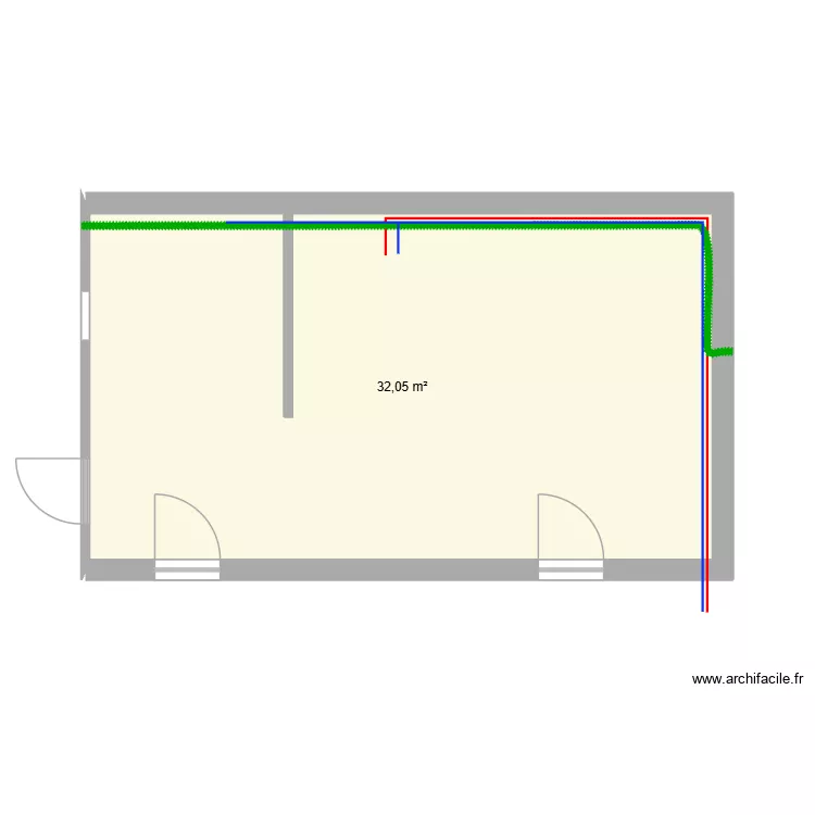 test. Plan de 1 Pièce et 32 m² test. Plan de 1 Pièce et 32 m²
