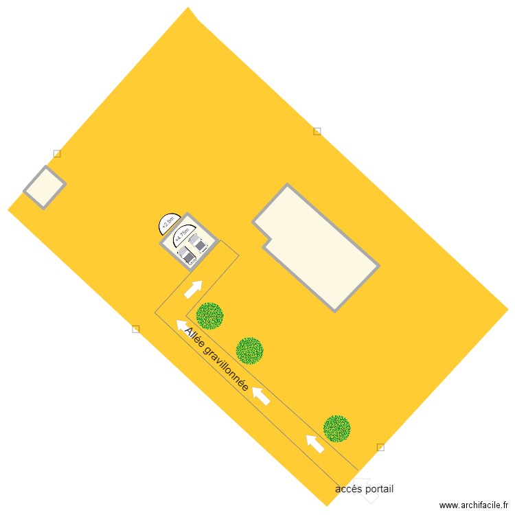 PCMI.2 garage 1. Plan de 3 pièces et 210 m2