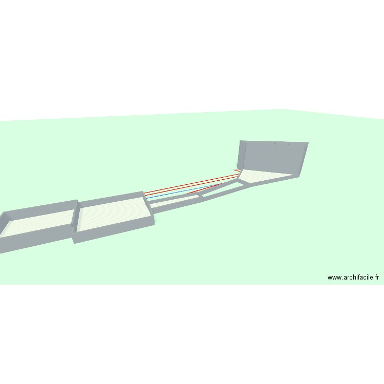 MAISON 2. Plan de 5 pièces et 37 m2
