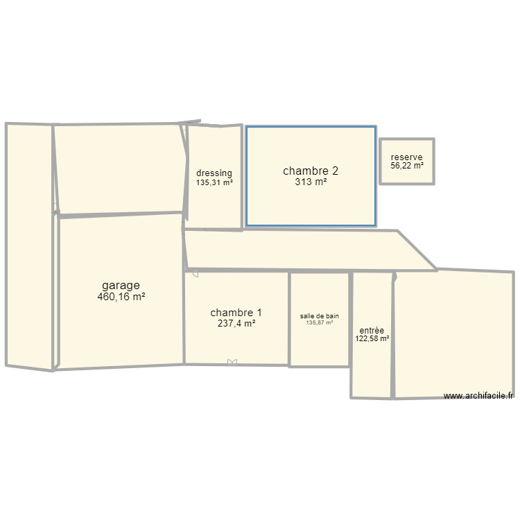 nom. Plan de 18 pièces et 1468 m2