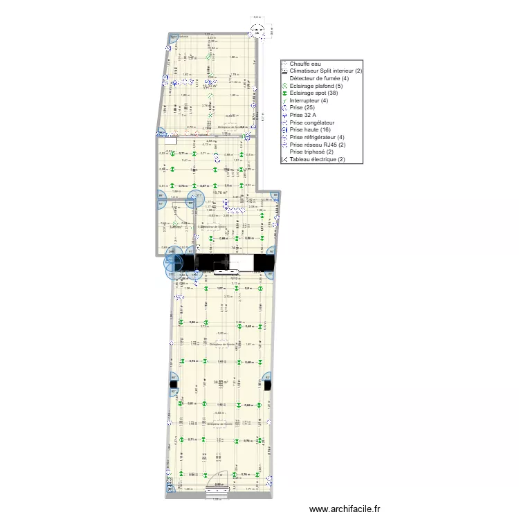 creperie elec toute cotes. Plan de 