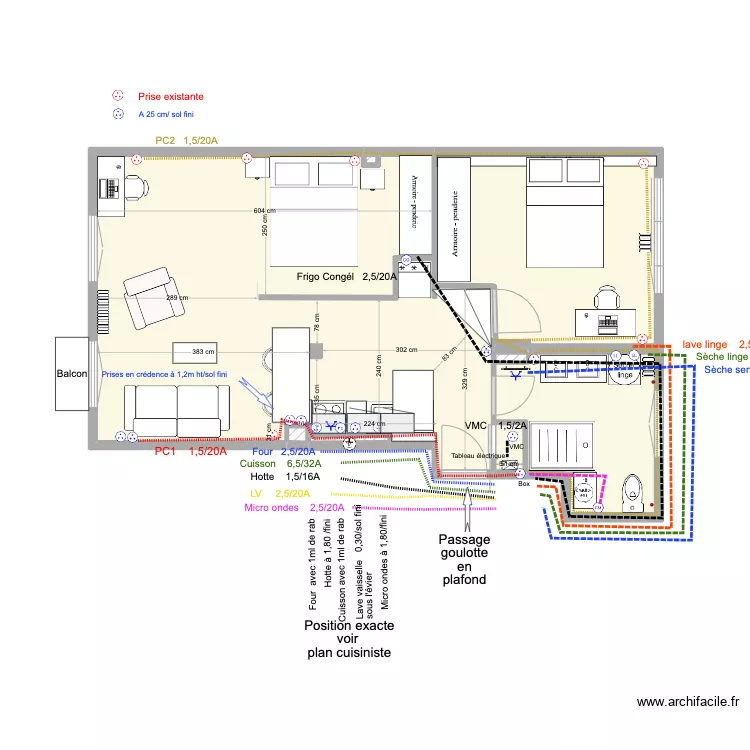 03 Boulogne Plan projet prises. Plan de 