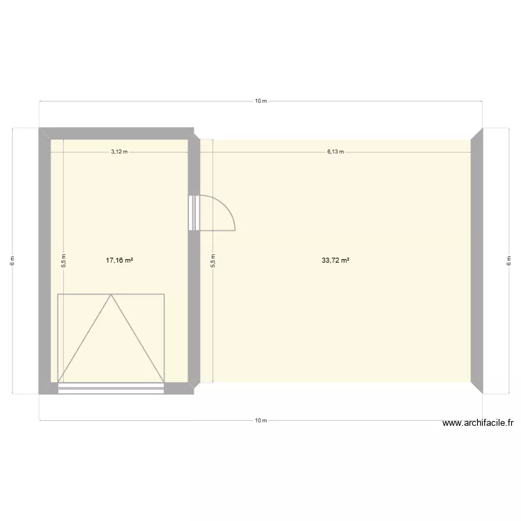 plan abris voiture garage. Plan de 2  et 51 m²