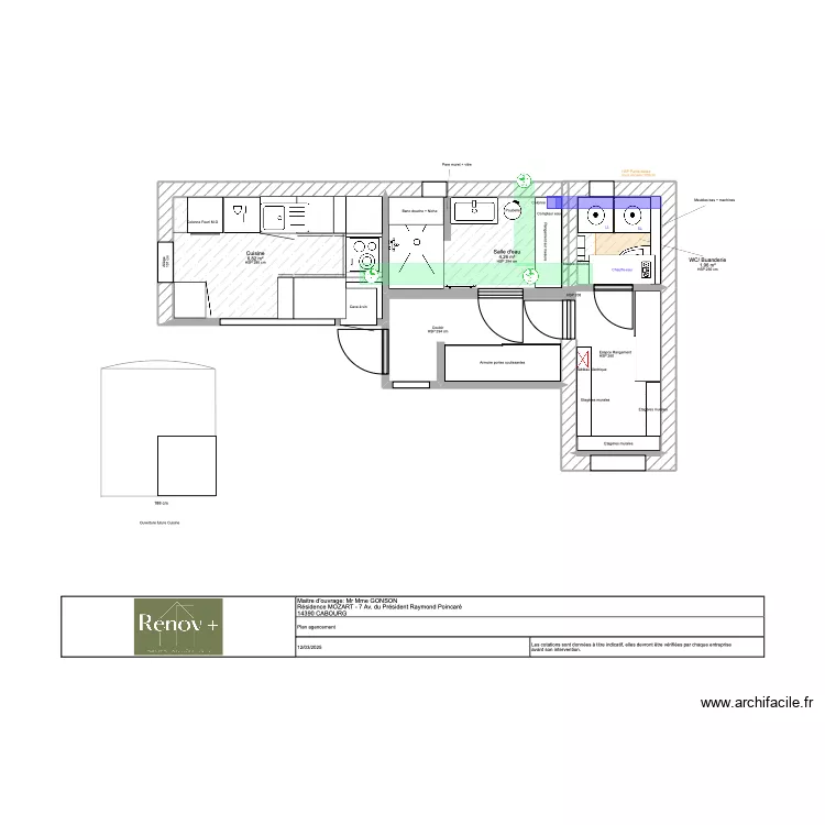 GONSON Plan d&eacute;molition 2. Plan de 