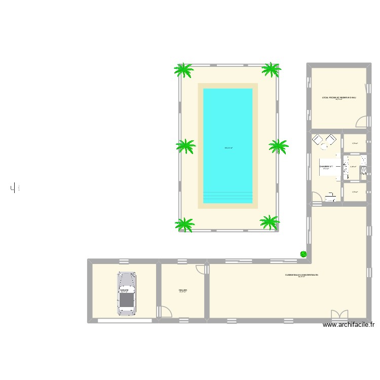 FARIDA. Plan de 0 pièce et 0 m2 FARIDA. Plan de 0 pièce et 0 m2