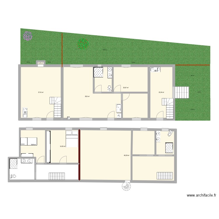 Bouconviller . Plan de 0 pièce et 0 m2