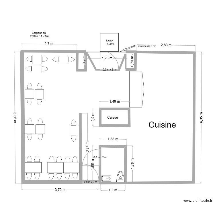 Instafood. Plan de 0 pièce et 0 m2