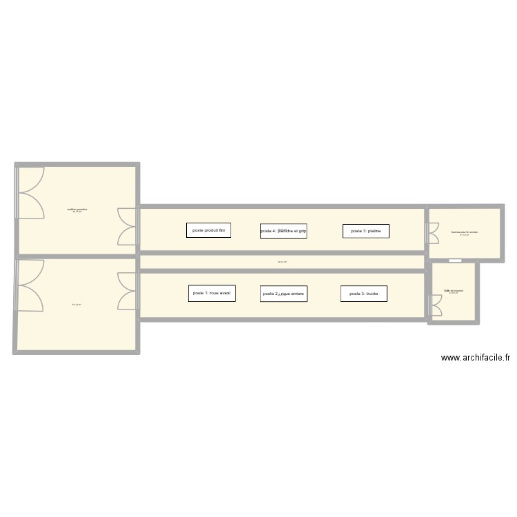 trooooooootinov. Plan de 7 pièces et 266 m2