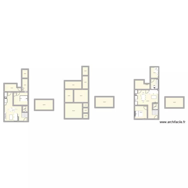 Maison Sacr&eacute; Coeur Cholet. Plan de 23  et 182 m²