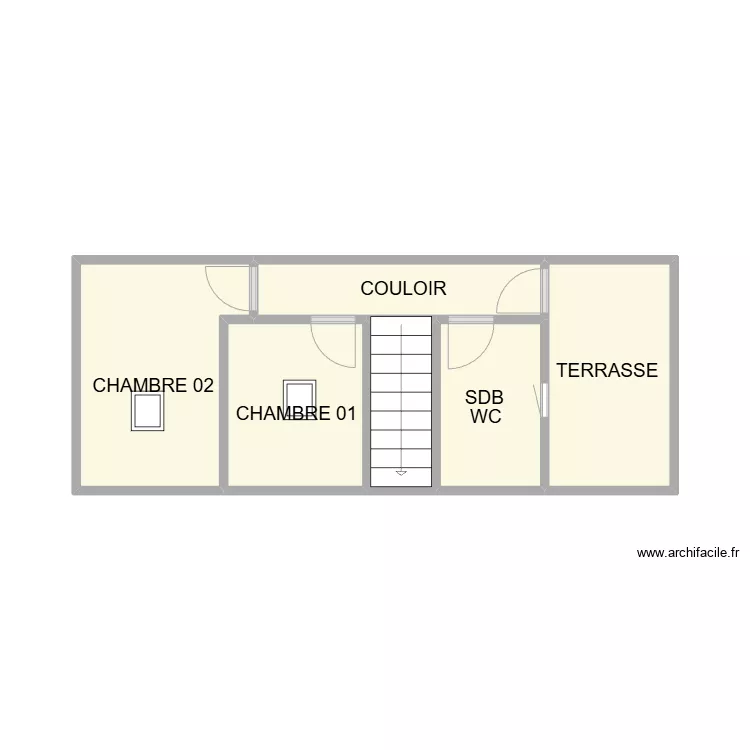 PLAN NIMES ETAGE COUR DROITE AM BON ENFANT. Plan de PLAN NIMES ETAGE COUR DROITE AM BON ENFANT. Plan de