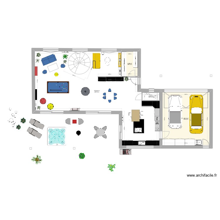 MA MAISON PRESQUE PARFAITE. Plan de 0 pièce et 0 m2