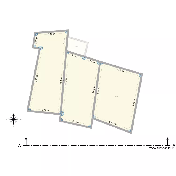Plan masse maison 2. Plan de 6 Pièces et 402 m² Plan masse maison 2. Plan de 6 Pièces et 402 m²
