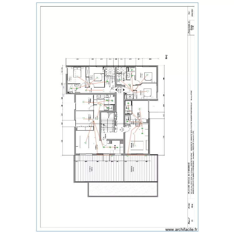 Casavone R+2. Plan de 