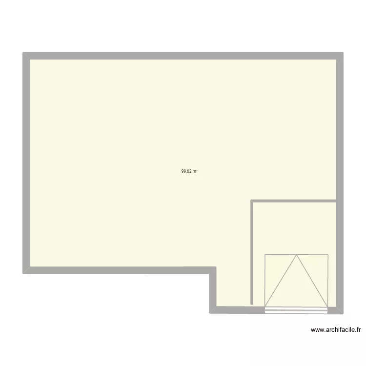 Projet 2. Plan de 1  et 100 m²