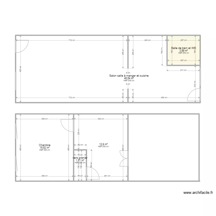 aline. Plan de 5 et 79 m² aline. Plan de 5 et 79 m²