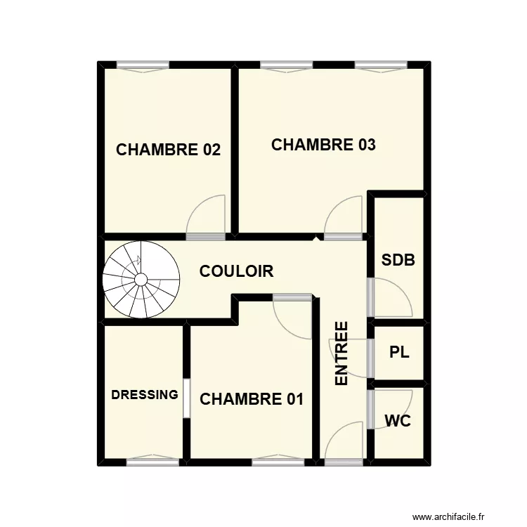 PLAN ASPIC RDC AM. Plan de 9 pièces et 28 m²
