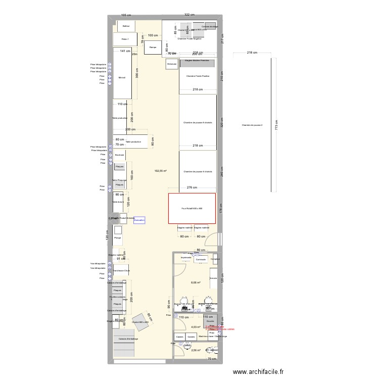 Montreuil 120m2 Werner - 16.05.24. Plan de 5 pièces et 118 m2