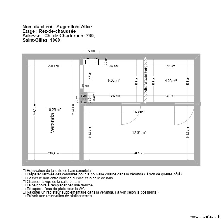 RDC - S02824. Plan de 0 pièce et 0 m2