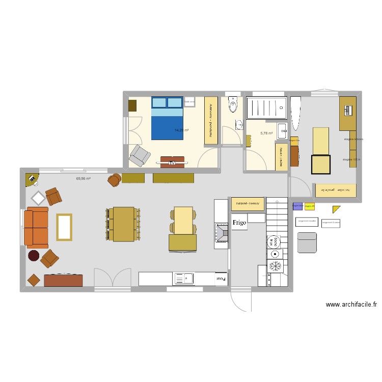 maison Bernica. Plan de 0 pièce et 0 m2