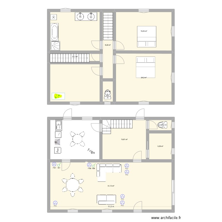 2025 08 08 -MB - 02. Plan de 5 pièces et 191 m2