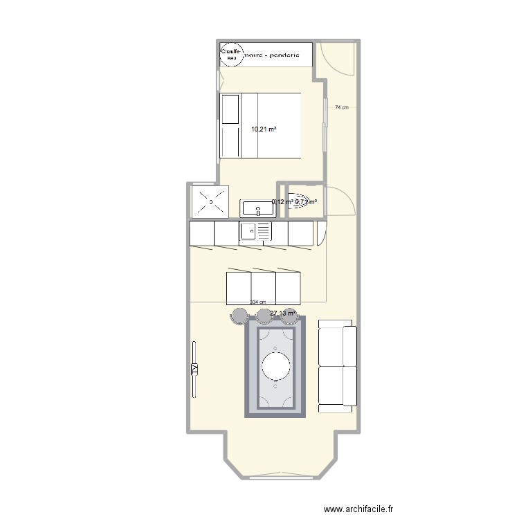 Kriou mesure. Plan de 0 pièce et 0 m2