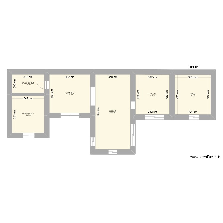 Maison Lapalisse. Plan de 0 pièce et 0 m2