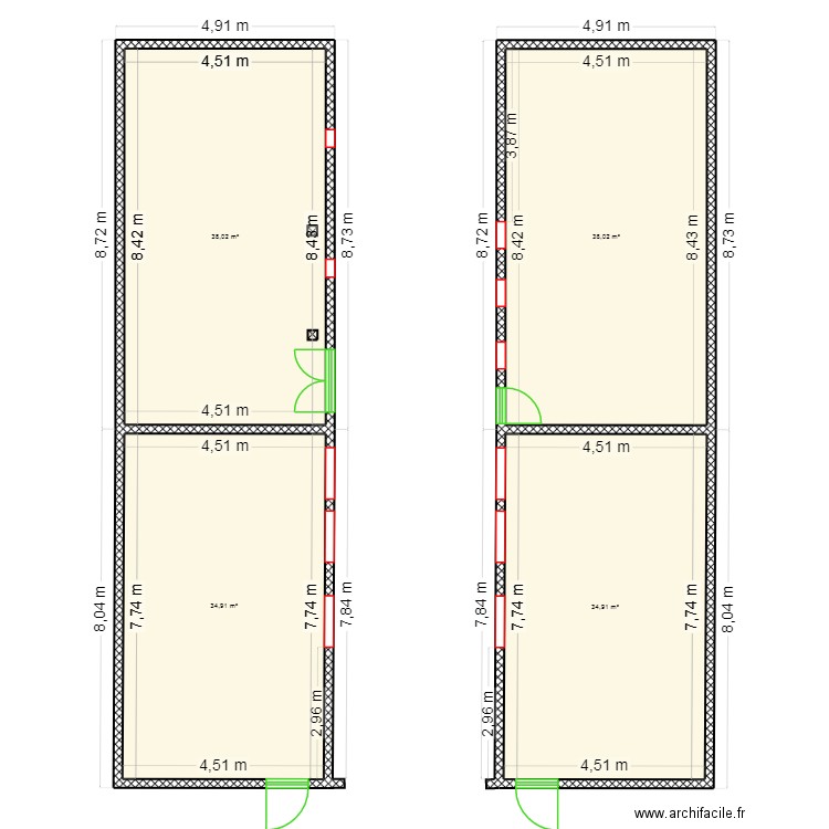 PLAN 2. Plan de 4 pièces et 146 m2