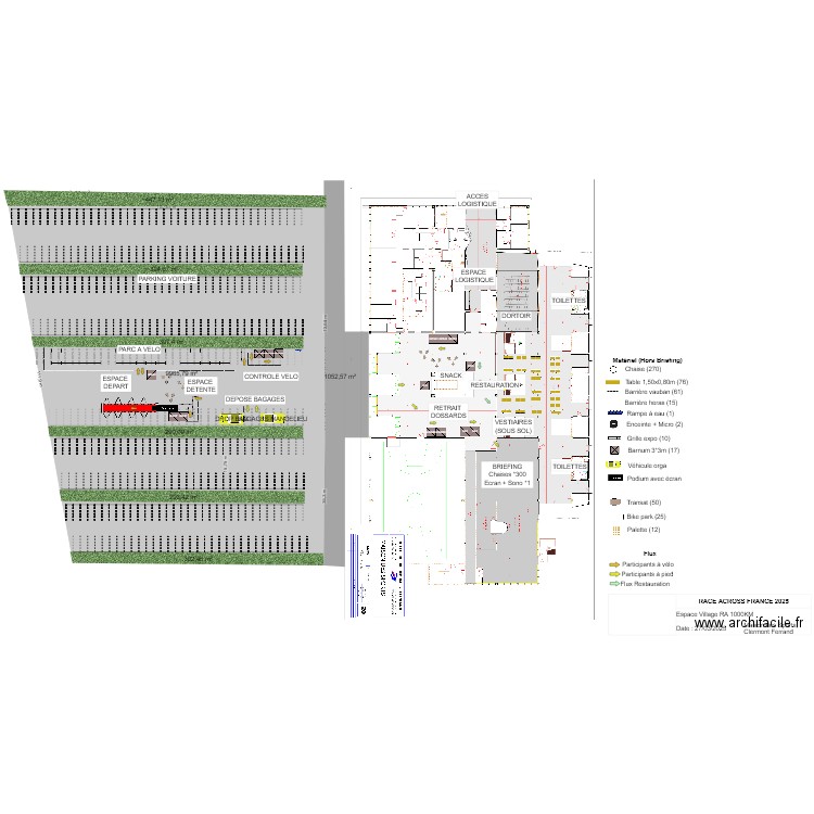 RAF25 - CLERMONT - VILLAGE RA. Plan de 0 pièce et 0 m2