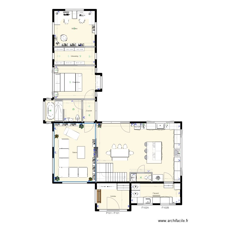 Maison Outaouais V5. Plan de 71 pièces et 461 m2