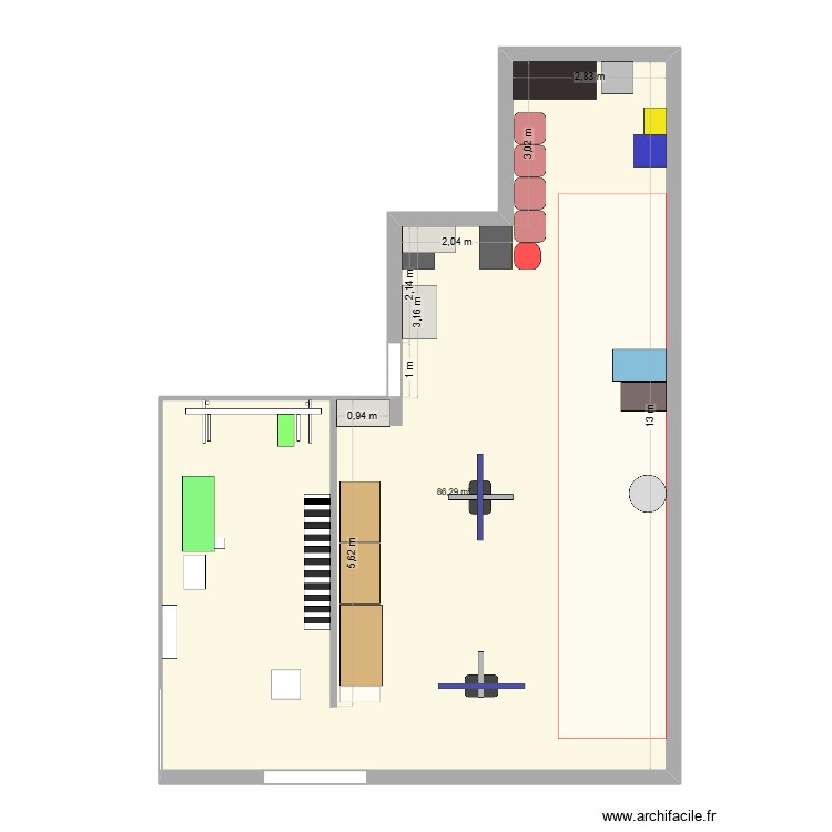 Atelier 2026 V2. Plan de 0 pièce et 0 m2