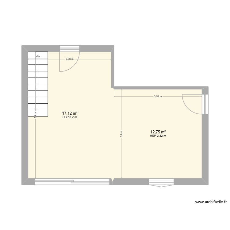Vougy RDC Elodie. Plan de 0 pièce et 0 m2