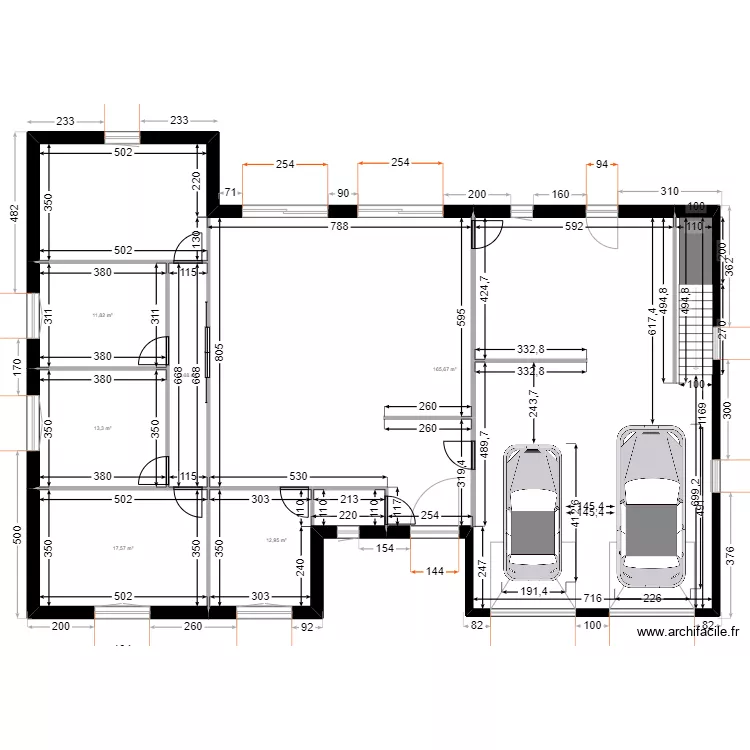 PLAN MAISON intérieur 05/09. Plan de PLAN MAISON intérieur 05/09. Plan de
