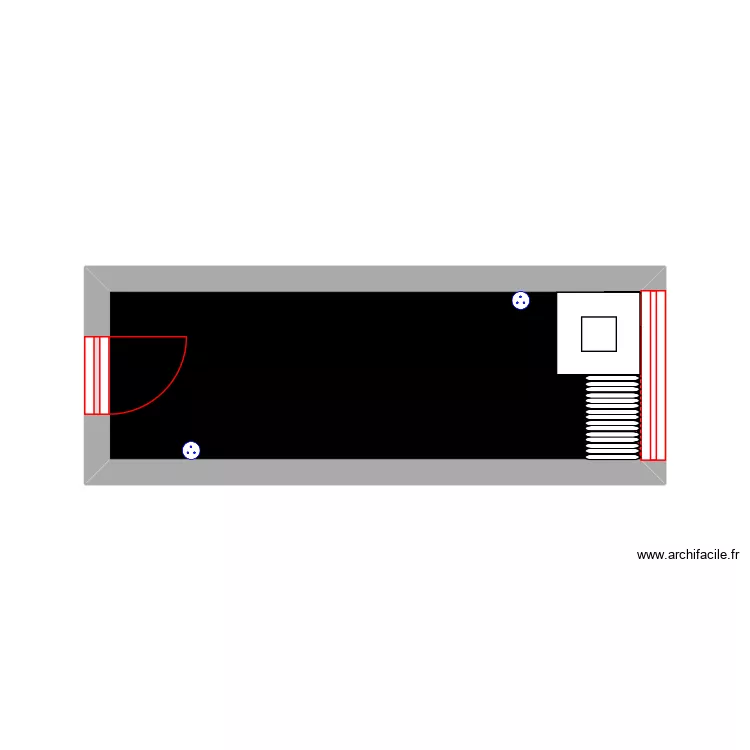 plan pour Ma&iuml;eul. Plan de 1  et 10 m²