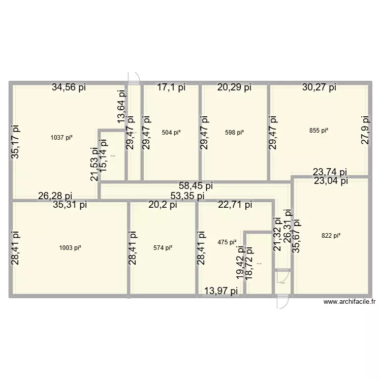 24 logements. Plan de 