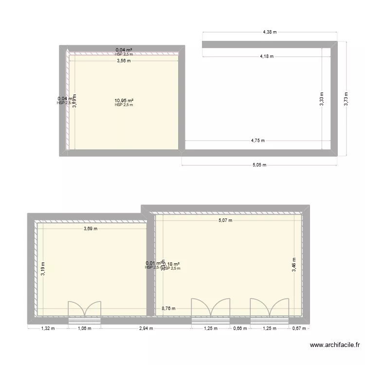 gujan. Plan de 7 et 67 m² gujan. Plan de 7 et 67 m²