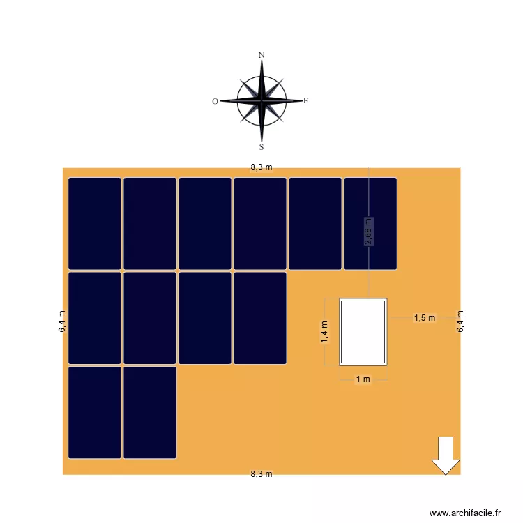 DOS SANTOS. Plan de 