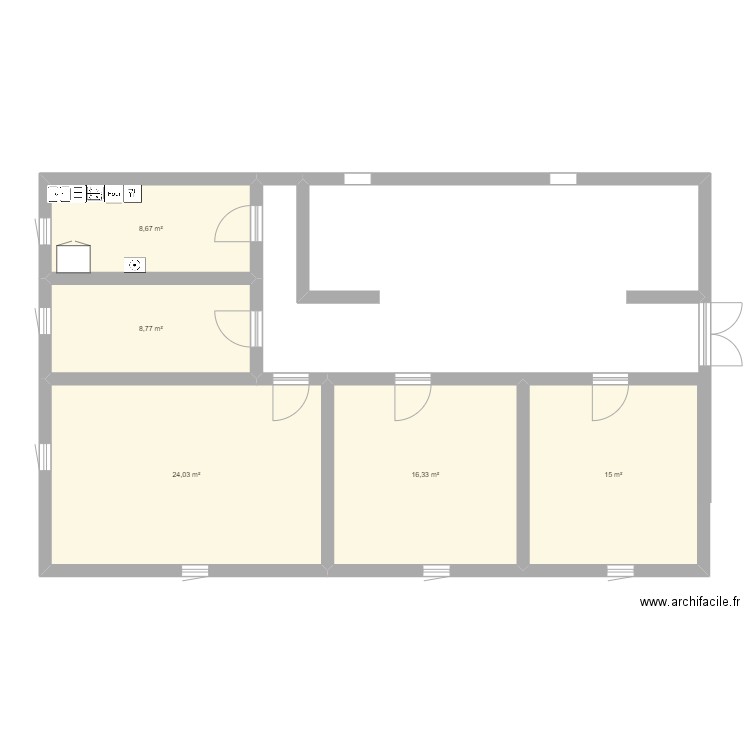 maison la zer. Plan de 0 pièce et 0 m2