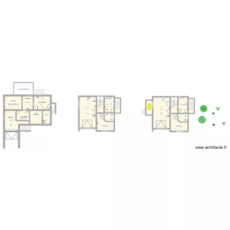 Recher. Plan de 14 et 230 m² Recher. Plan de 14 et 230 m²