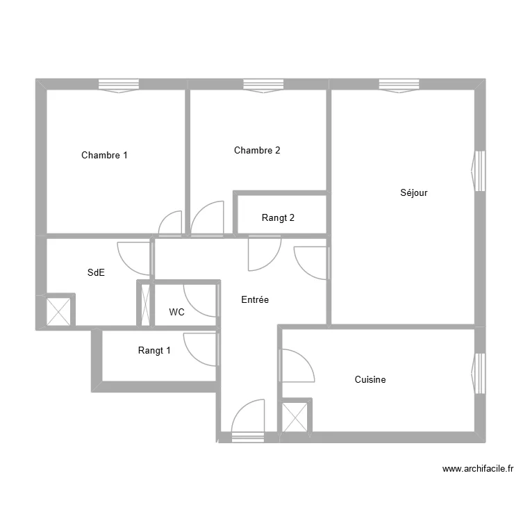 I3 VERDUN LOUDEAC. Plan de 11 et 76 m² I3 VERDUN LOUDEAC. Plan de 11 et 76 m²