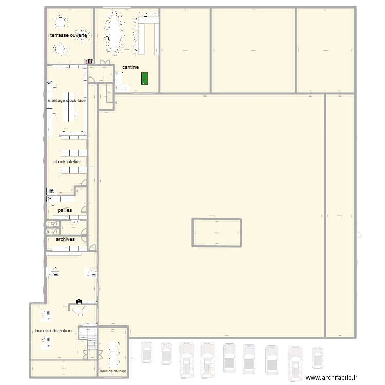 ATELIER FRAIPONT NEW 4. Plan de 48 pièces et 3976 m2