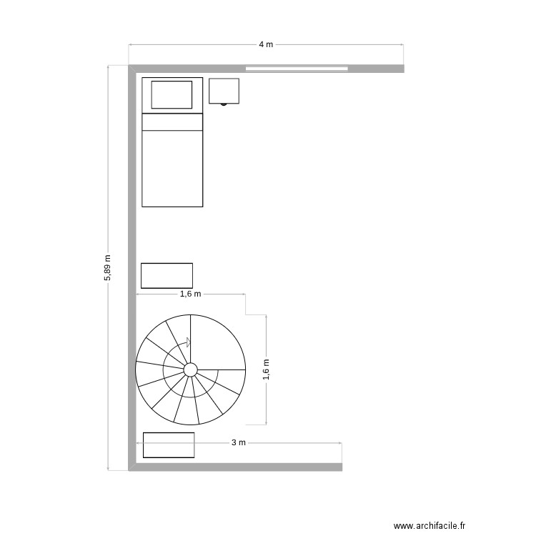 Mezzanine Partie Victoire. Plan de 0 pièce et 0 m2