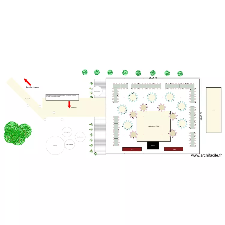ADRIEN ET MARIE LE PAN. Plan de 