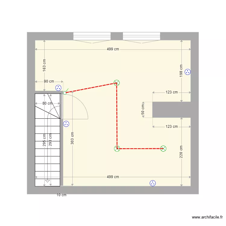 M. GLADHOFER - BLOIs COMBLE 2. Plan de 1 et 22 m² M. GLADHOFER - BLOIs COMBLE 2. Plan de 1 et 22 m²