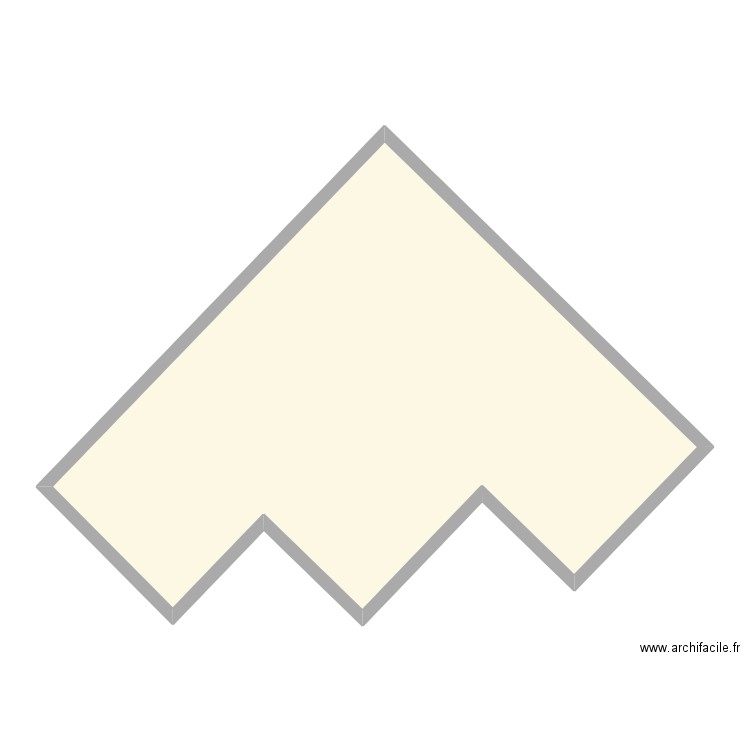 villa Gamot. Plan de 1 pièce et 79 m2