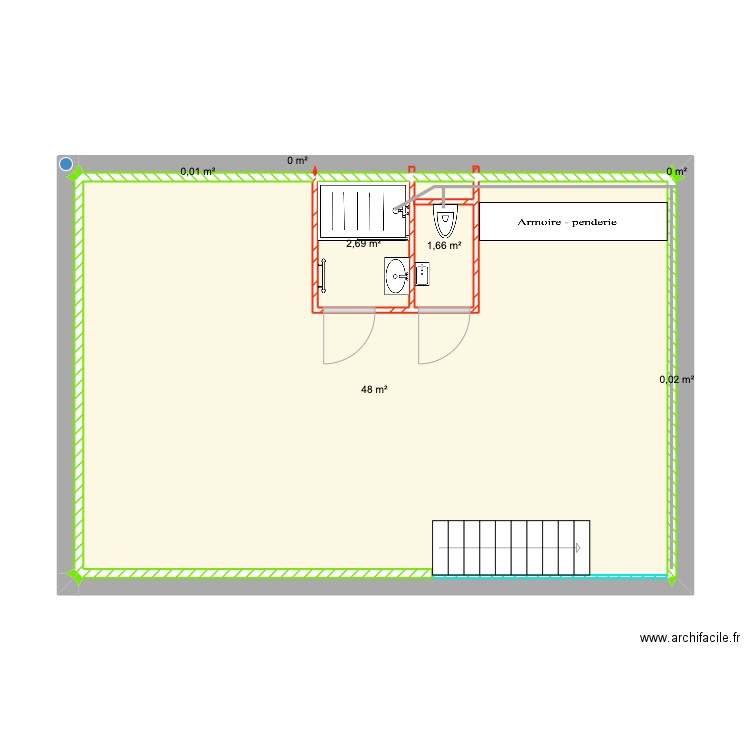 Bauer. Plan de 0 pièce et 0 m2
