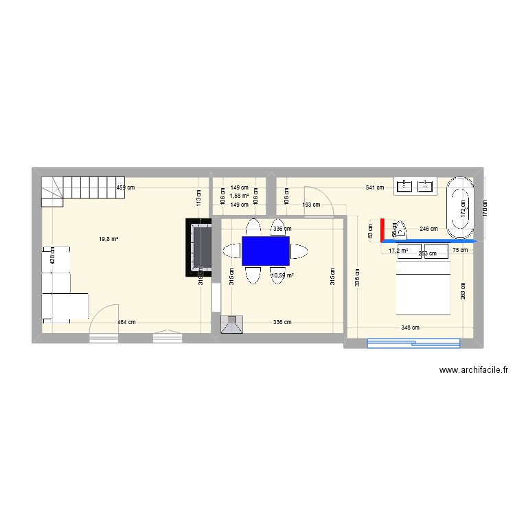 la seg. Plan de 0 pièce et 0 m2