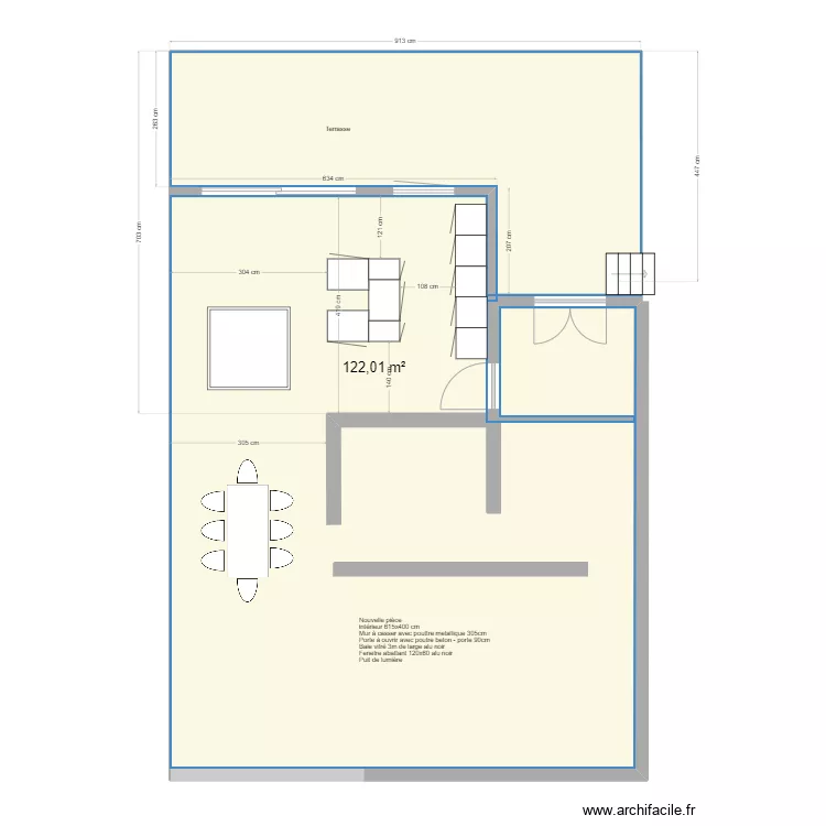 plan romain avec cuisine. Plan de plan romain avec cuisine. Plan de